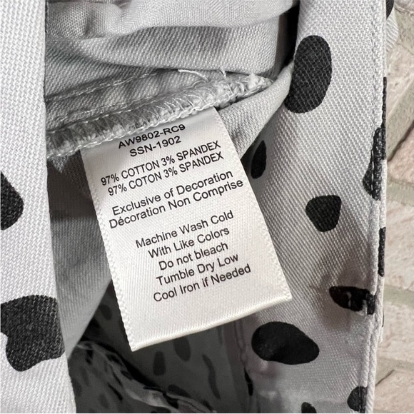 ATM Cheetah Print Mini Skirt in Pale Silver Combo in Leopard Size 10 - Picture 7 of 7